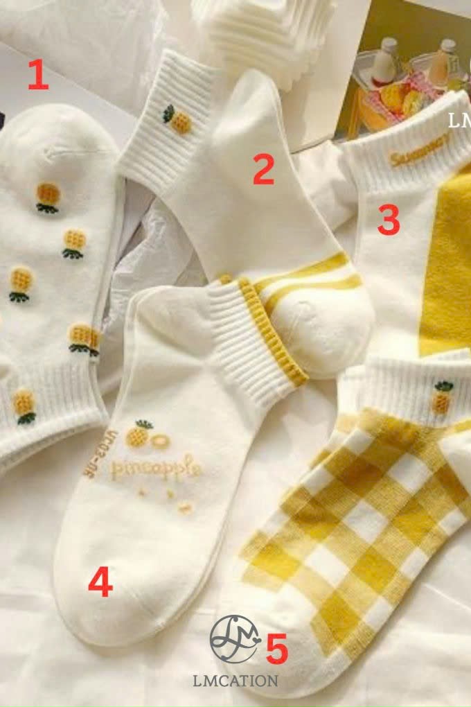  LMcation Ankle Socks