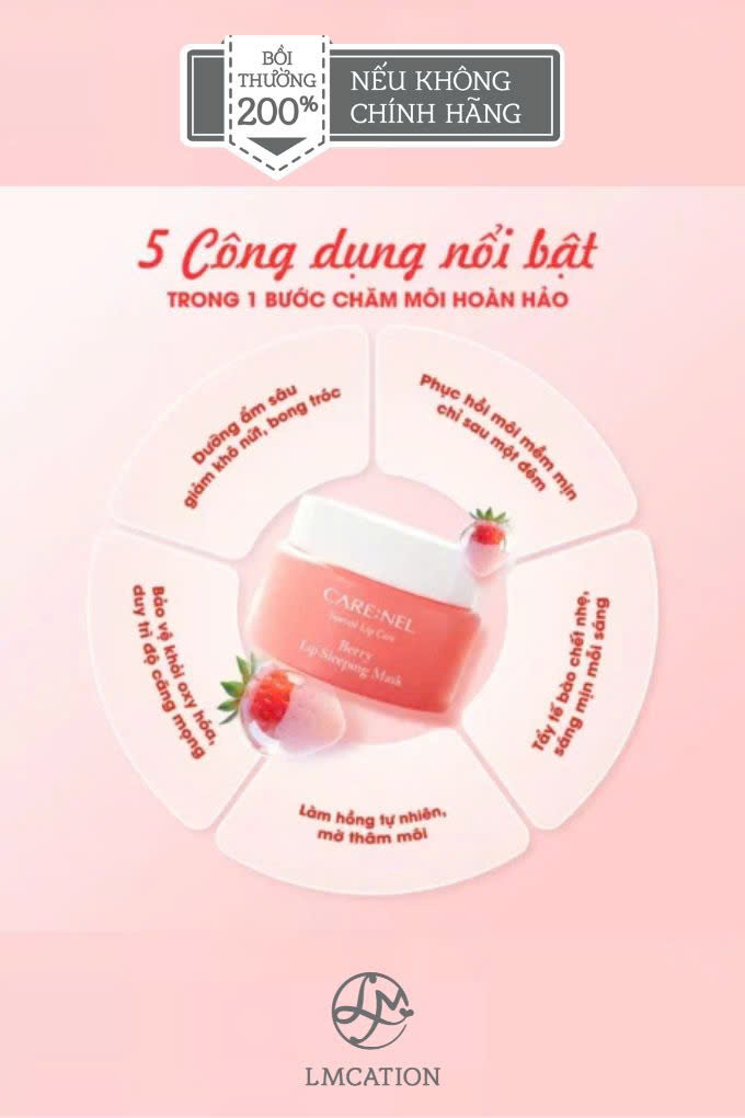 Vegan Korean Lip Care Mask 