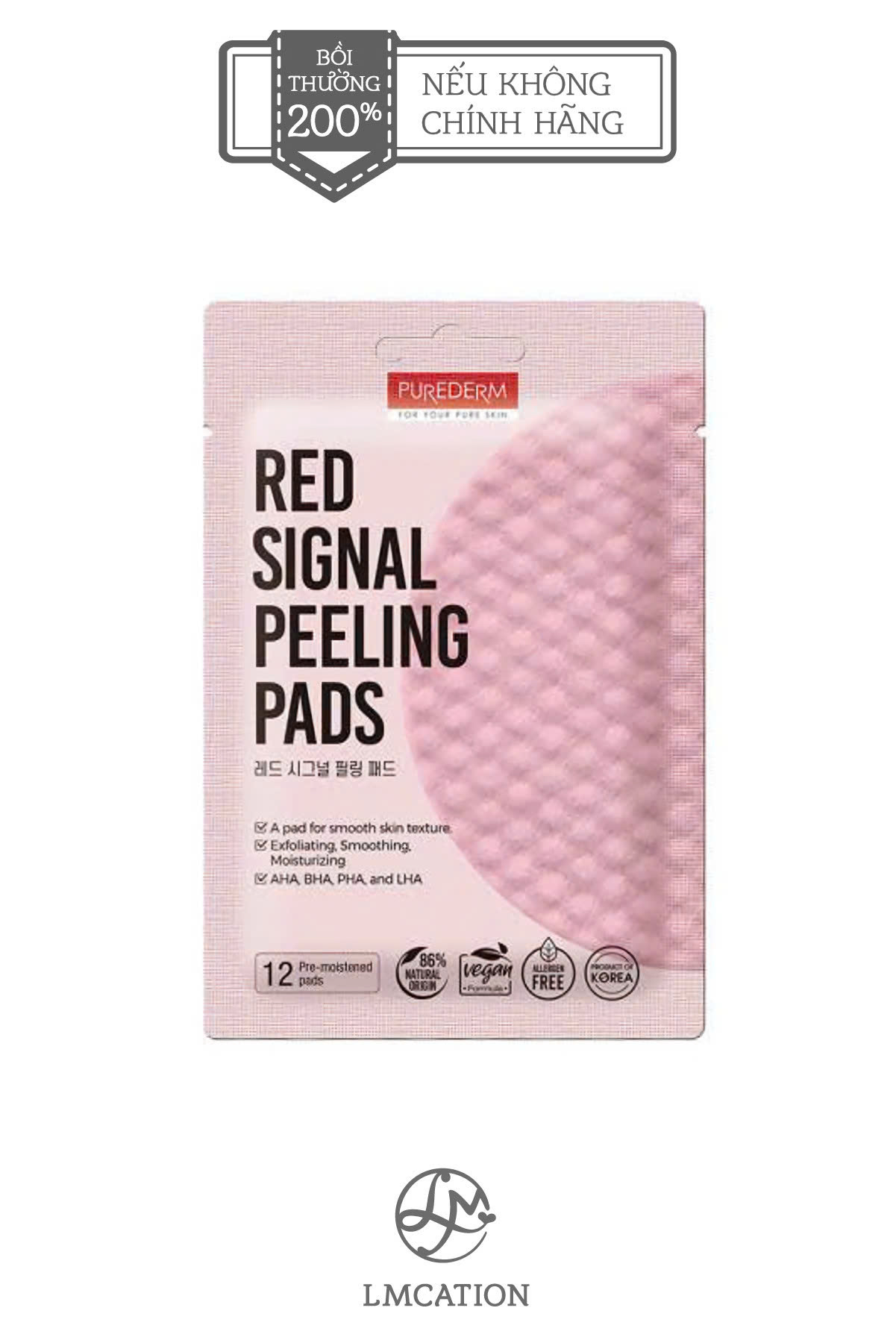 Korean Skincare Toner Pads – Pack of 12