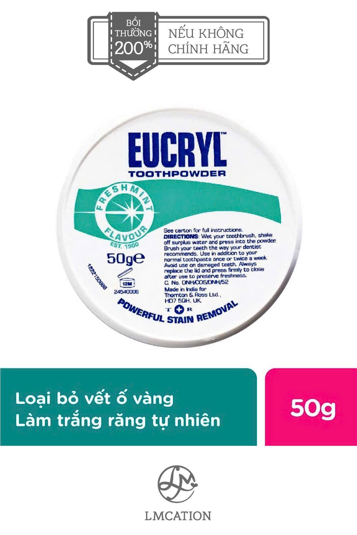 Kem Đánh Răng & Bột Đánh Răng Tẩy Trắng cao cấp