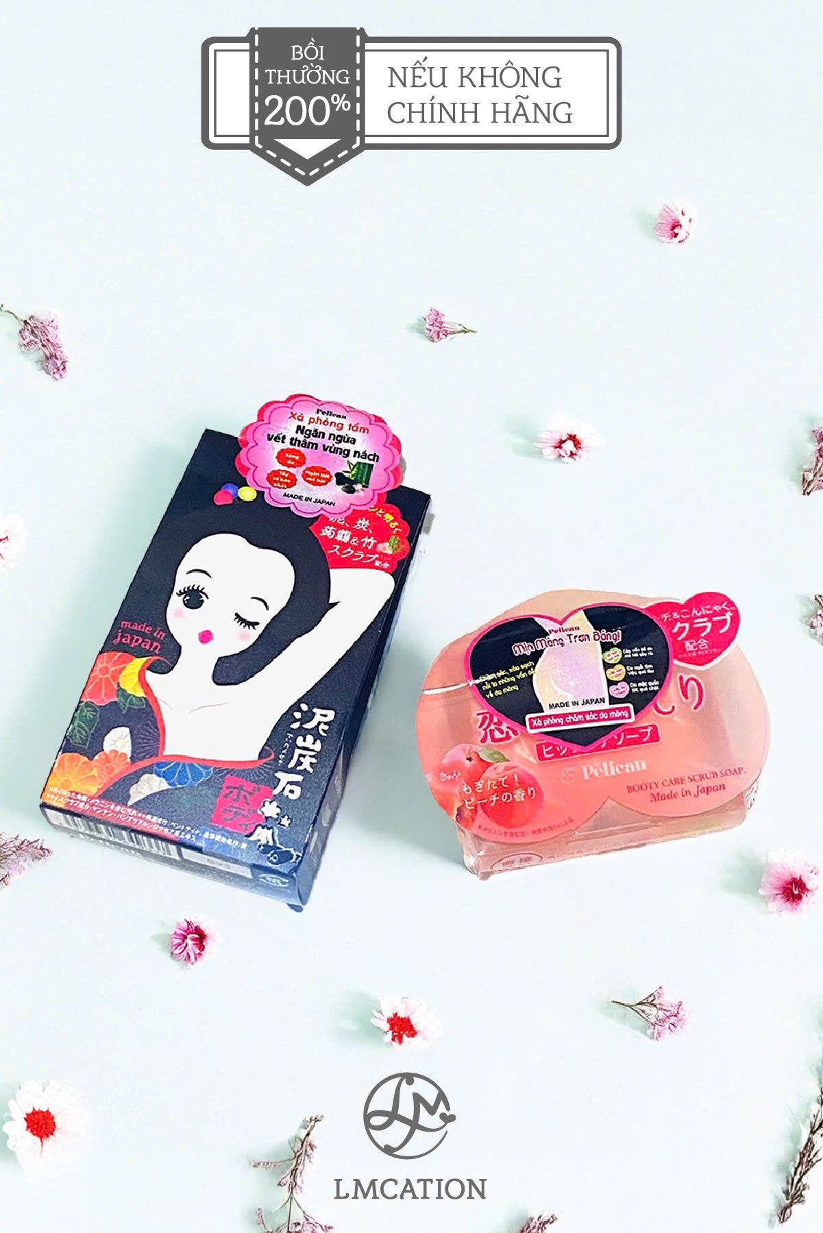 Xà Phòng Trị Thâm Nách & Thâm Mông cao cấp Nhật Bản