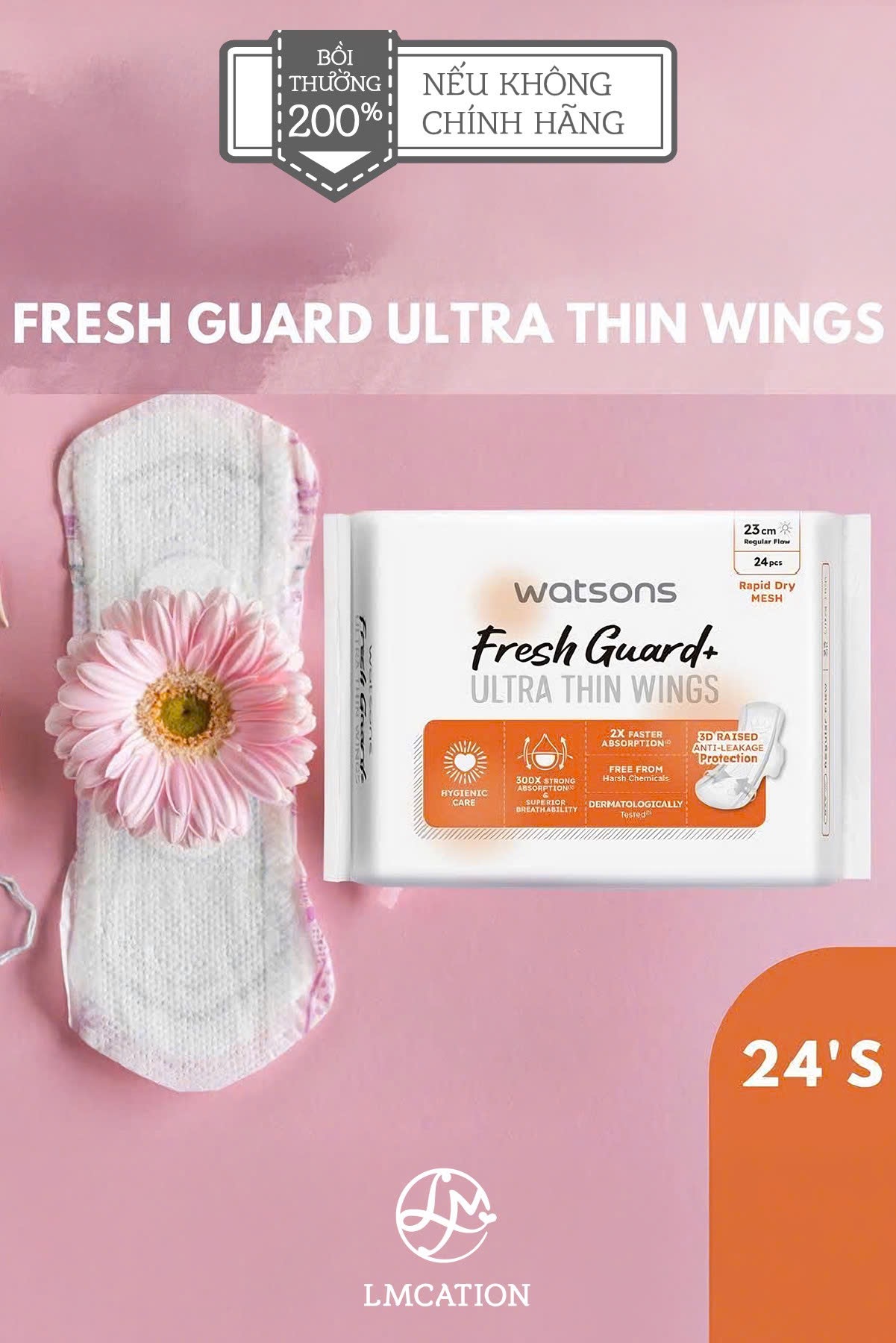 Băng Vệ Sinh Kháng Khuẩn Siêu Cấp Ngày và Đêm