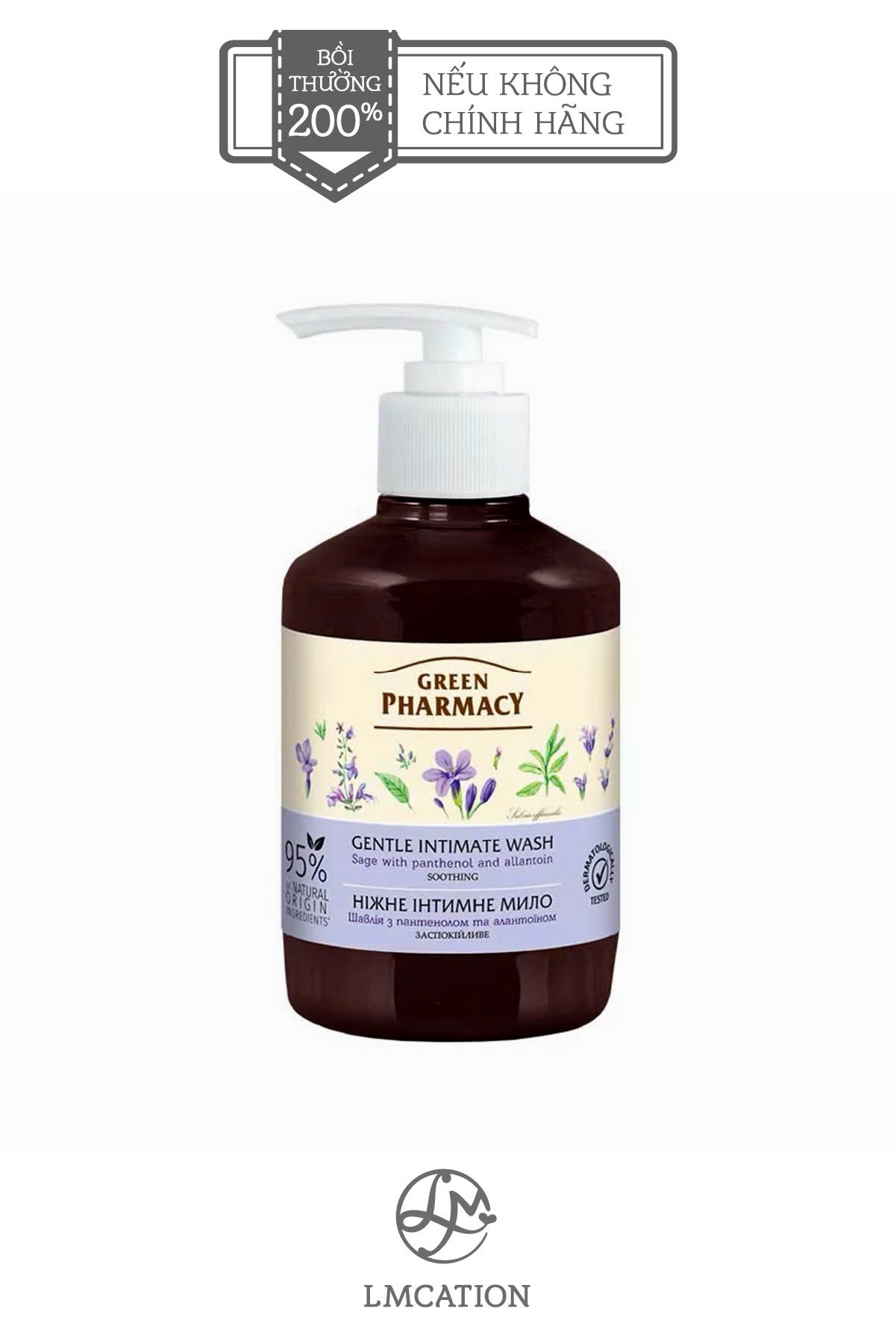 Feminine Intimate Wash – Antibacterial & Skin Brightening Renewal