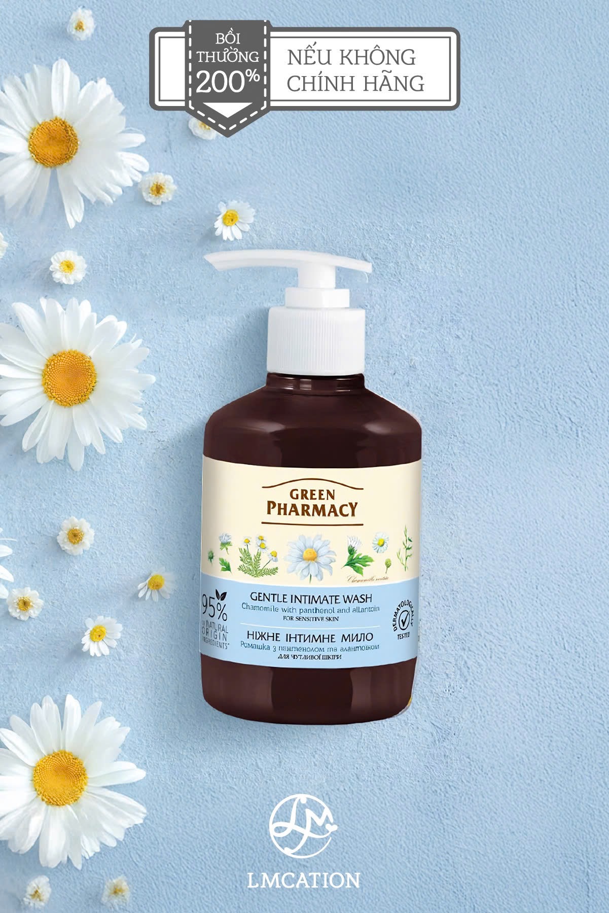 Feminine Intimate Wash – Antibacterial & Skin Brightening Renewal