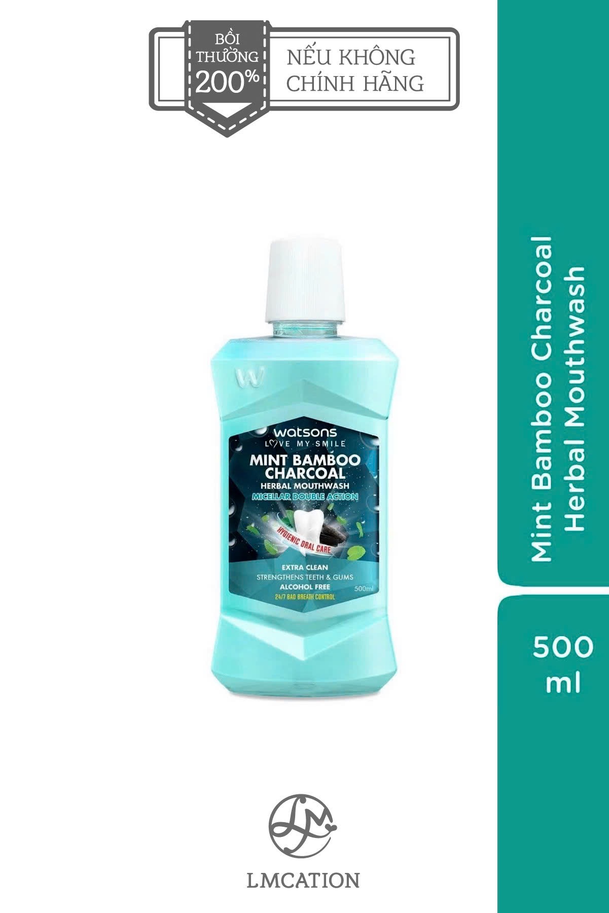 Nước Súc Miệng 500ml – Sạch Khuẩn – Giảm Mảng Bám – Thơm Mát Dài Lâu