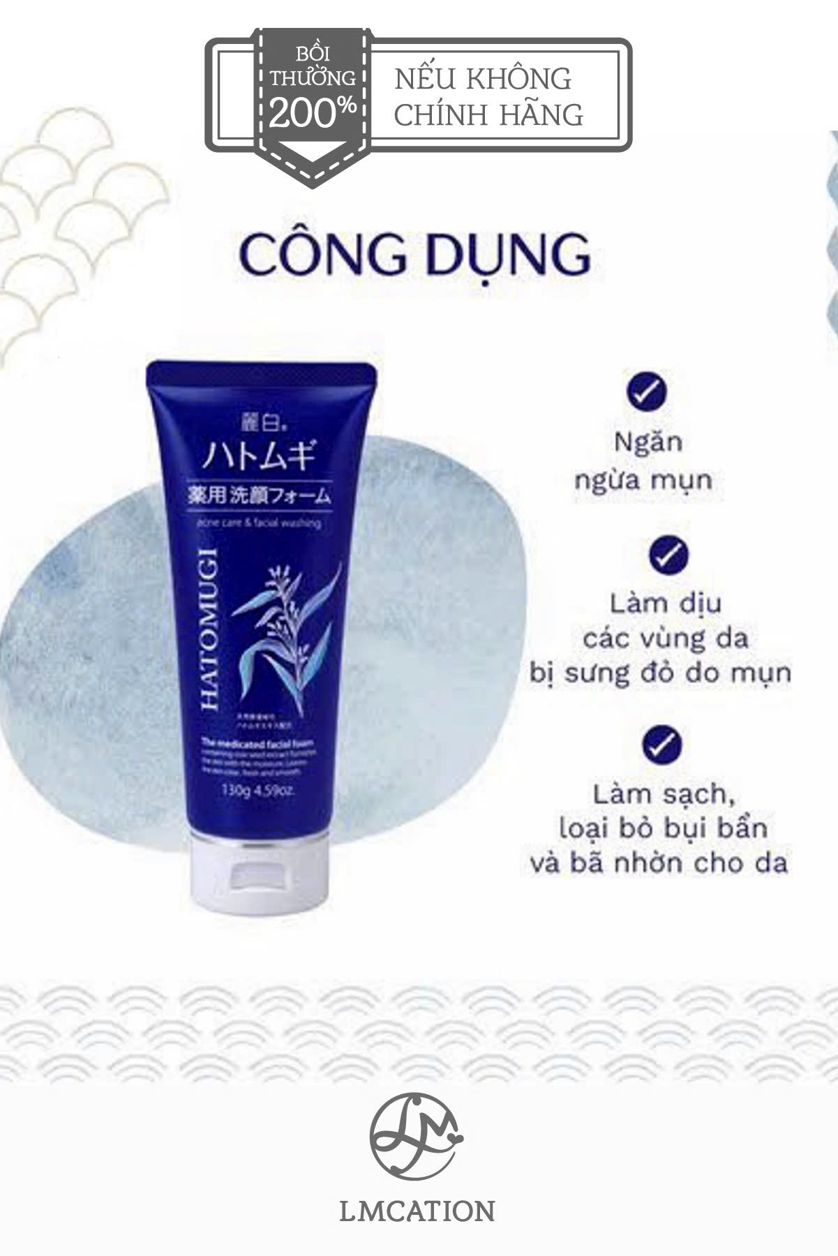 Sữa Rửa Mặt cao cấp Nhật Bản sáng da, làm sạch sâu, trị mụn & dưỡng ẩm