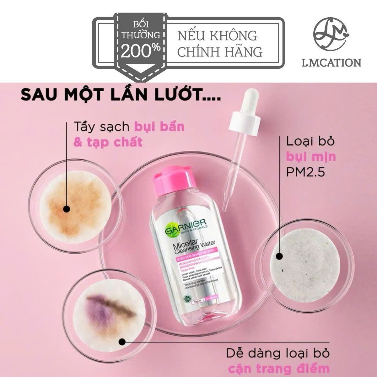 Mini deep-cleansing micellar water for sensitive skin