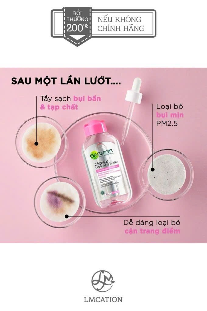Nước tẩy trang mini làm sạch sâu cho da nhạy cảm