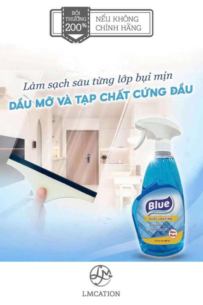 Nước lau kính đa năng kháng khuẩn