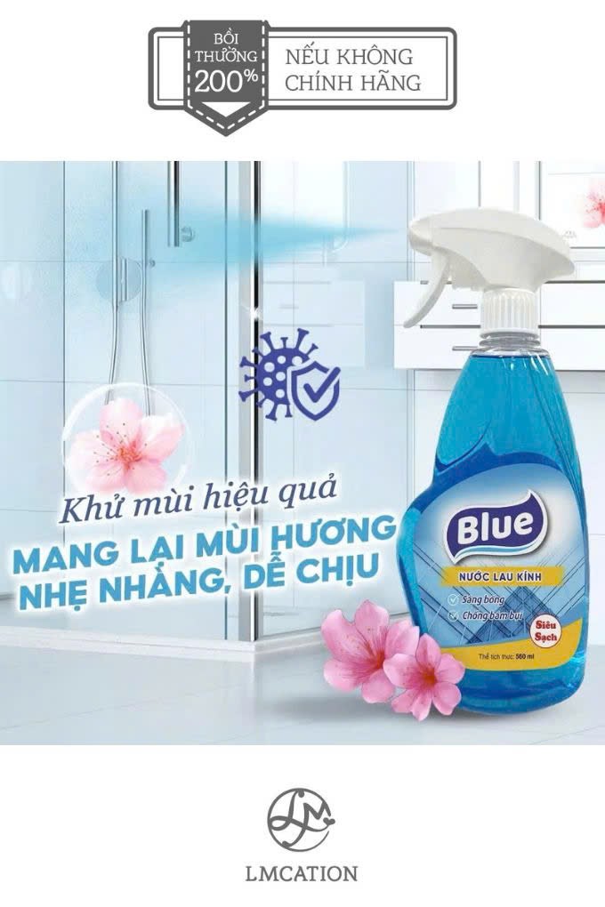 Nước lau kính đa năng kháng khuẩn