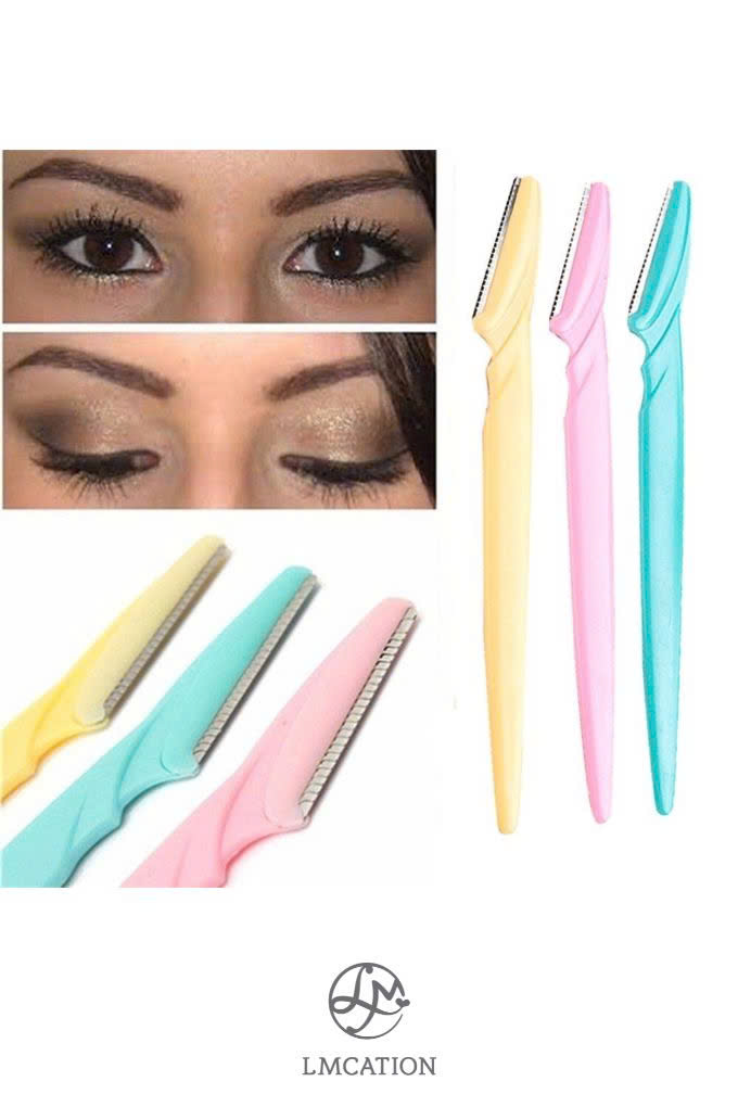 Bộ 3 Dao Tỉa Lông Mày 3 Màu – Gọn Gàng & Sắc Nét