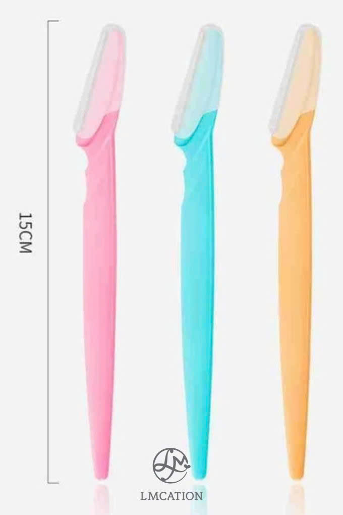 3-Piece Eyebrow Razor Set (3 Colors) – Neat & Precise