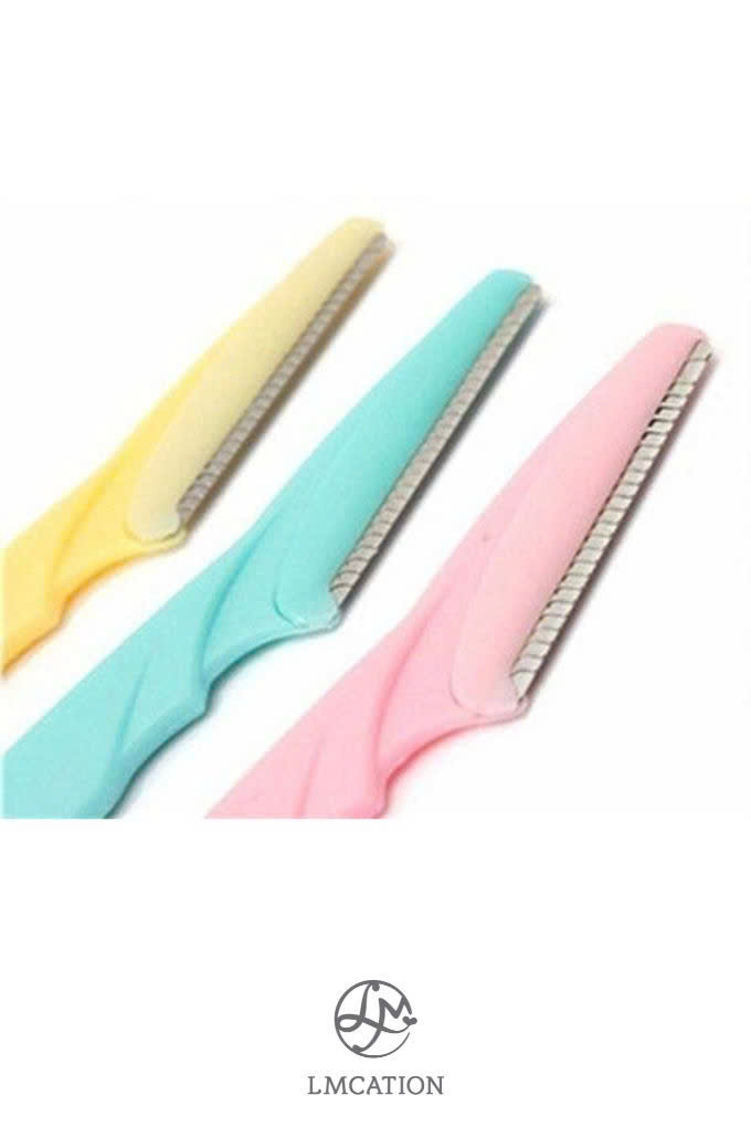 3-Piece Eyebrow Razor Set (3 Colors) – Neat & Precise