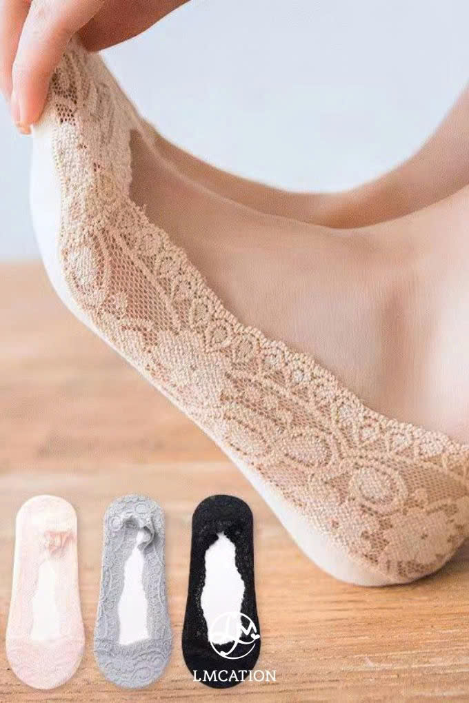 LMcation No-Show Socks – Comfortable & Elegant for Flats