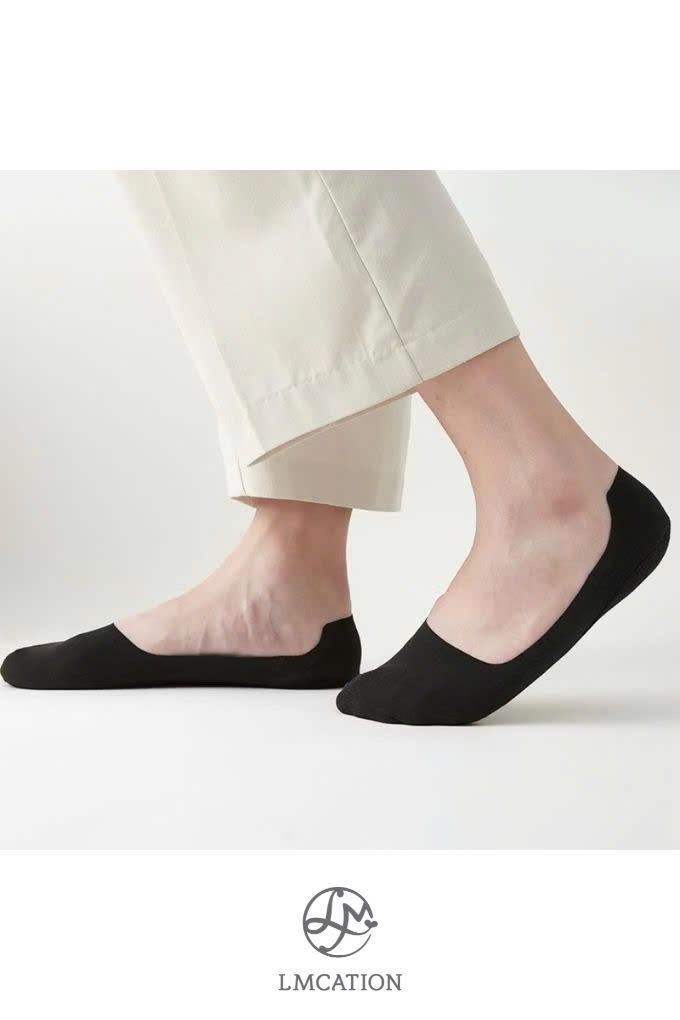 LMcation No-Show Socks – Comfortable & Elegant for Flats