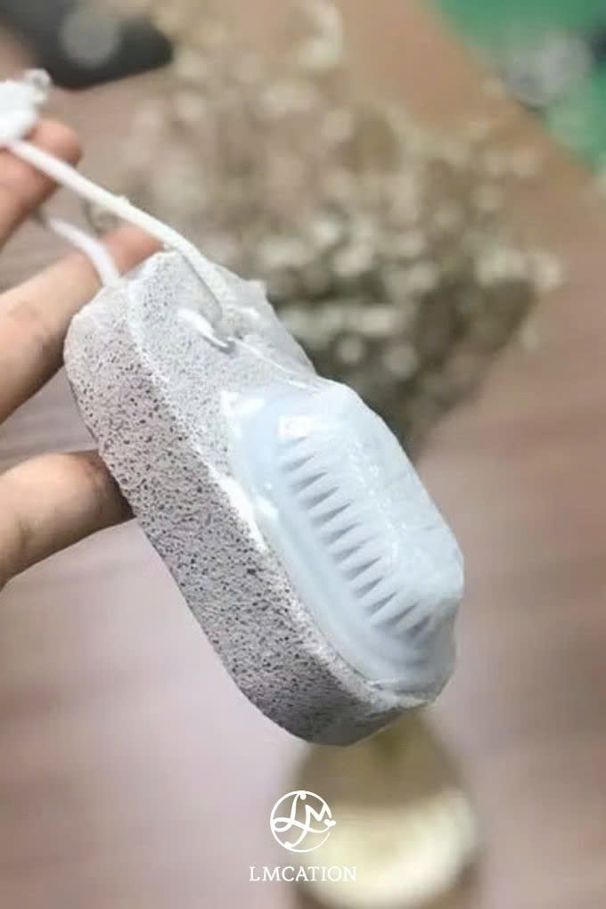 Mini Pumice Stone & Foot Brush – Compact & Effective