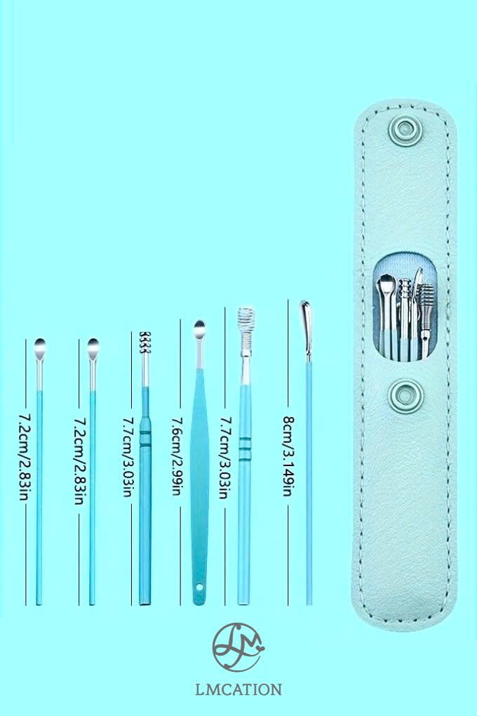 6-Piece Ear Cleaning Tool Set – Safe & Convenient Ear Care
