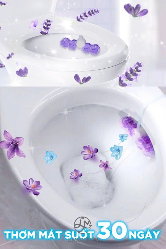 Set of 5 Toilet Rim Cleaning Tablets – Antibacterial & Fresh Scent