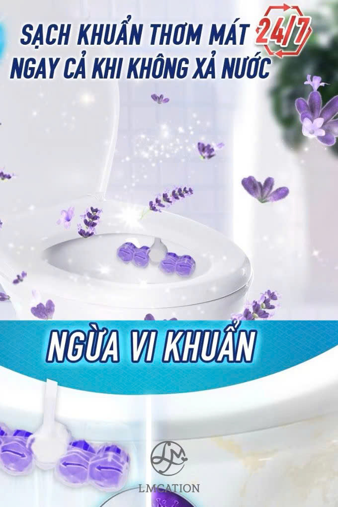 Set of 5 Toilet Rim Cleaning Tablets – Antibacterial & Fresh Scent