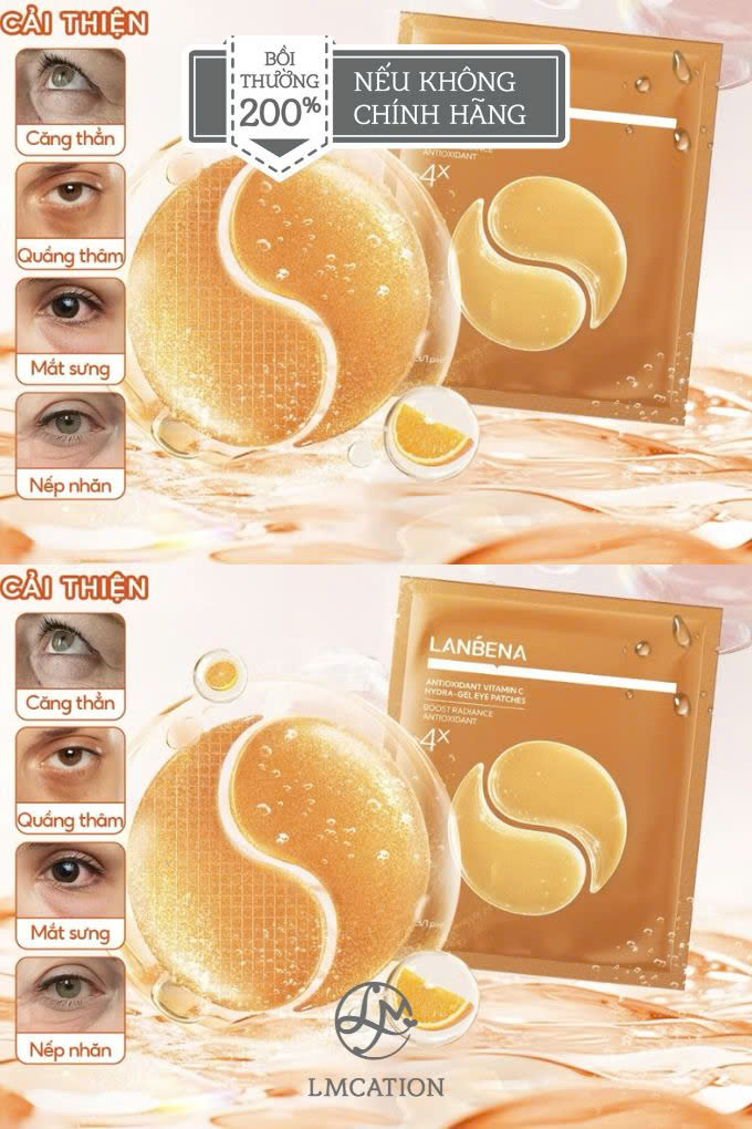 Gói 30 miếng mặt nạ mắt collagen Hàn Quốc