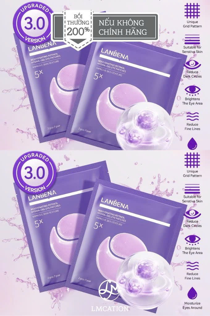 Pack of 30 Korean Collagen Eye Masks