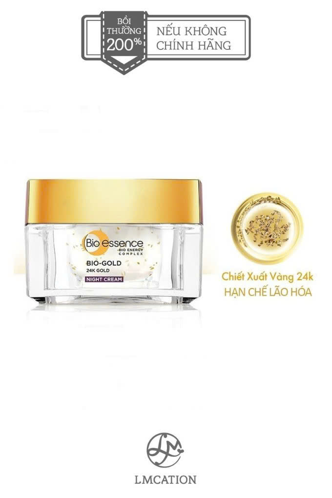 24K Gold Infused Night Cream – Restore & Anti-Aging While You Sleep