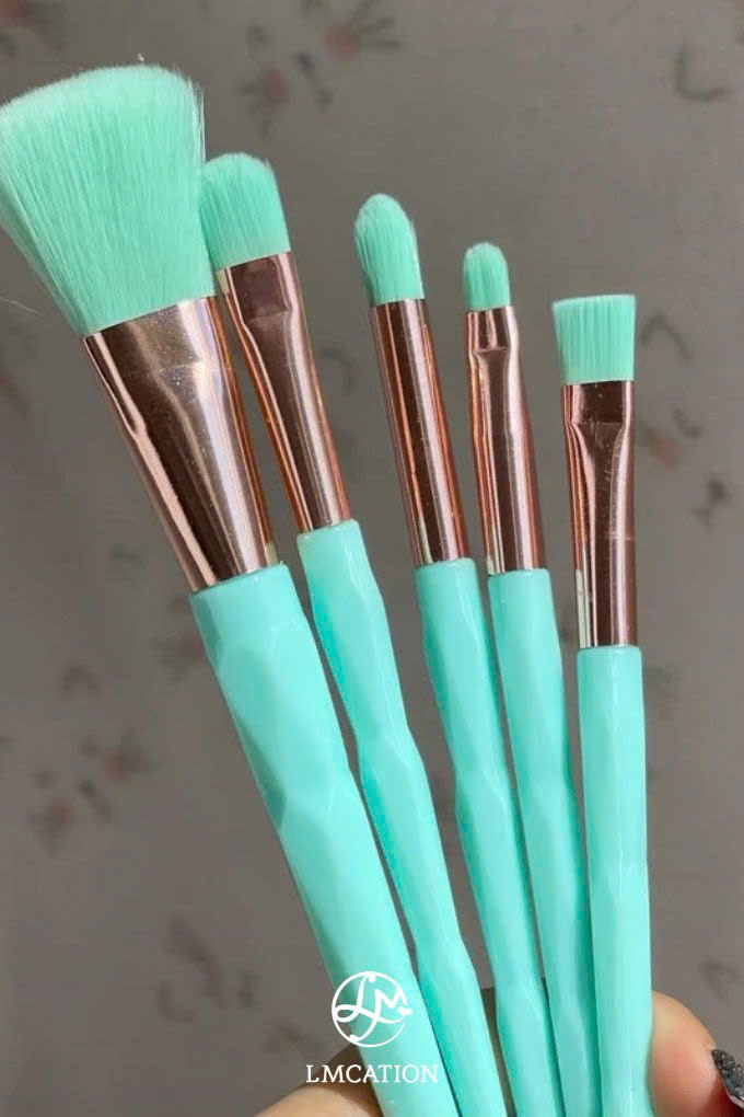 Set 5 Cây Cọ Trang Điểm Tiện Lợi, Nhỏ Gọn & Dễ Dùng