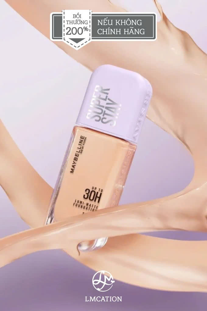 Maybelline Super Stay 30H Long-Lasting Foundation – Authentic USA Product