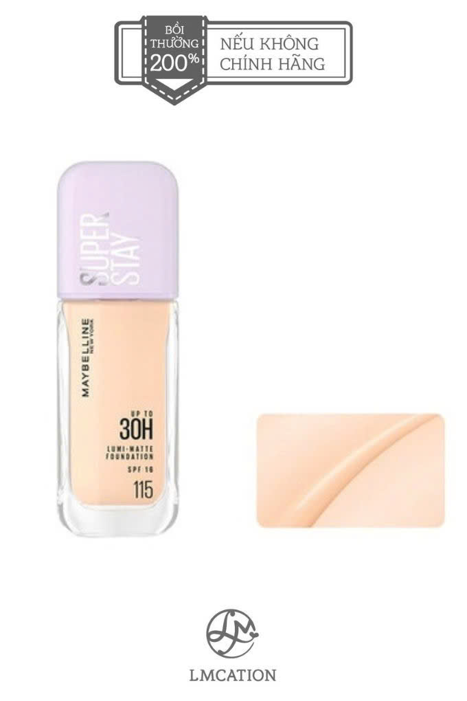 Maybelline Super Stay 30H Long-Lasting Foundation – Authentic USA Product