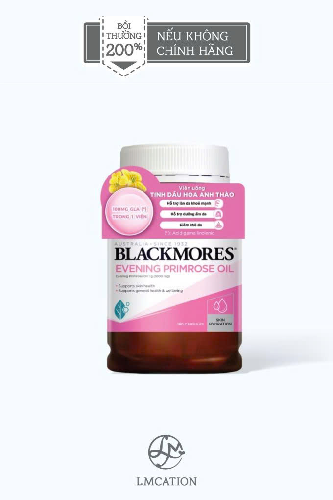 Tinh Dầu Hoa Anh Thảo Blackmores Cân Bằng Nội Tiết Tố 190 Viên