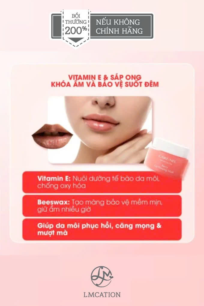 Vegan Korean Lip Care Mask 