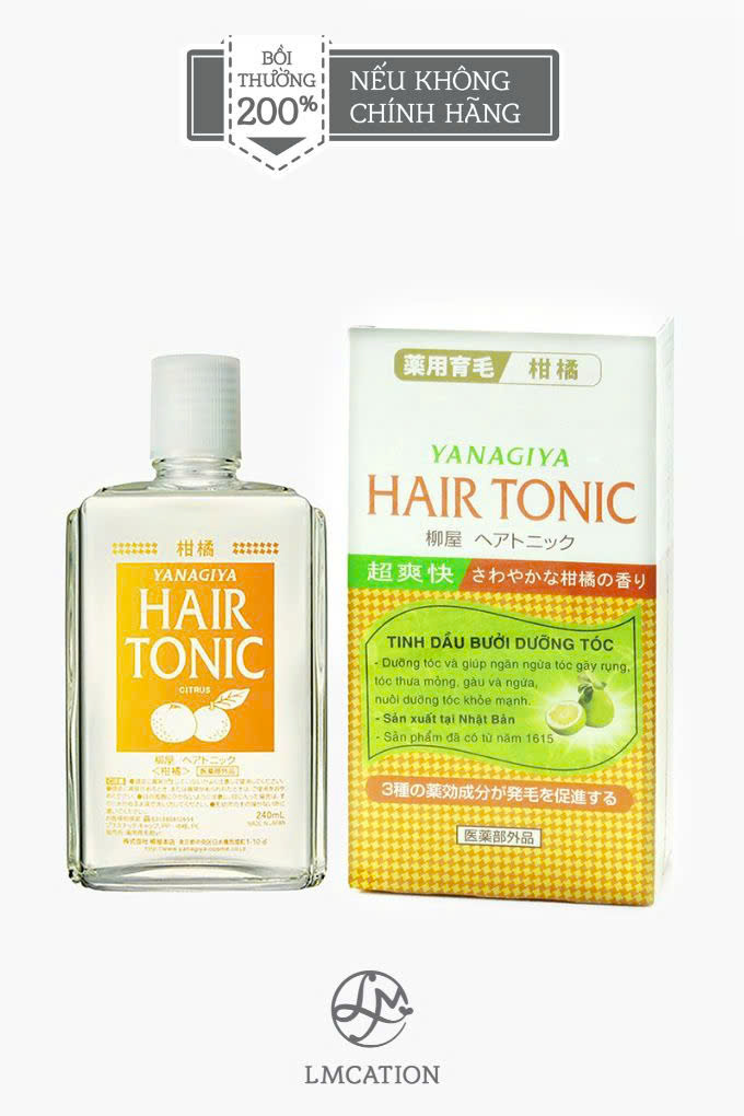 Dưỡng Tóc Nhật Bản – Giảm Rụng Tóc, Kích Thích Mọc Tóc, Thơm Mát Da Đầu