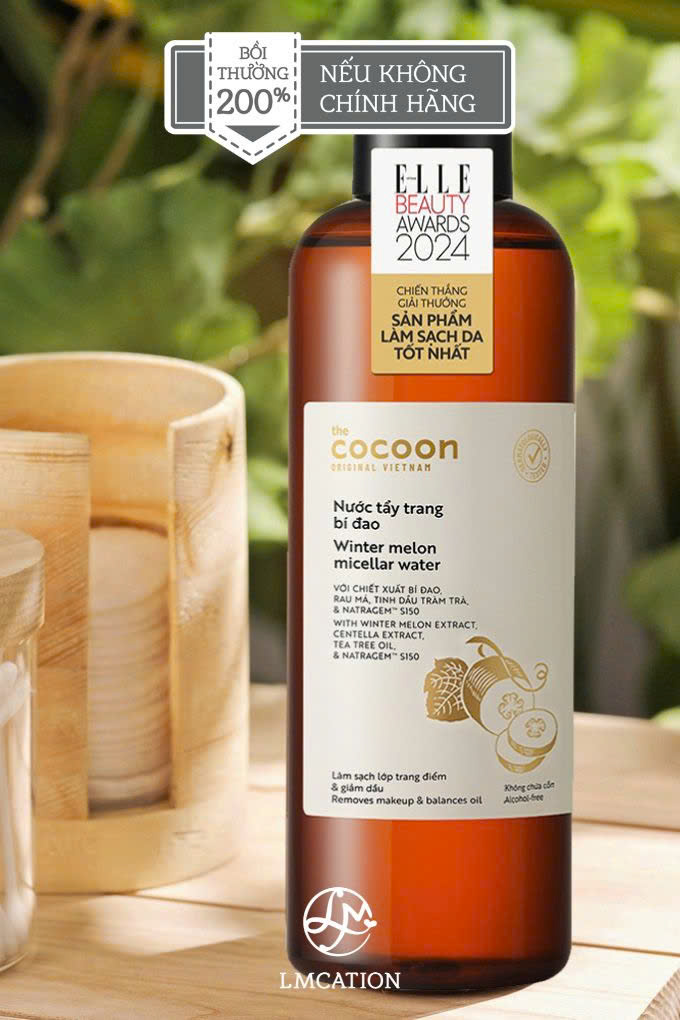 Vegan winter melon micellar water that boosts collagen production and hydrates the skin