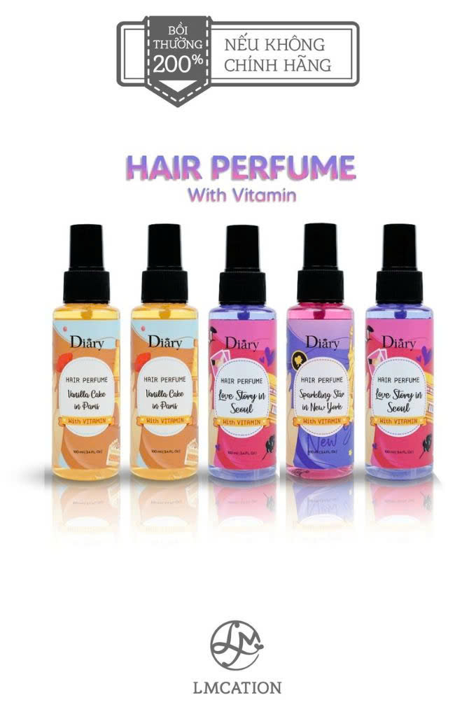 Nước hoa dưỡng tóc phục hồi và ngăn mùi hôi