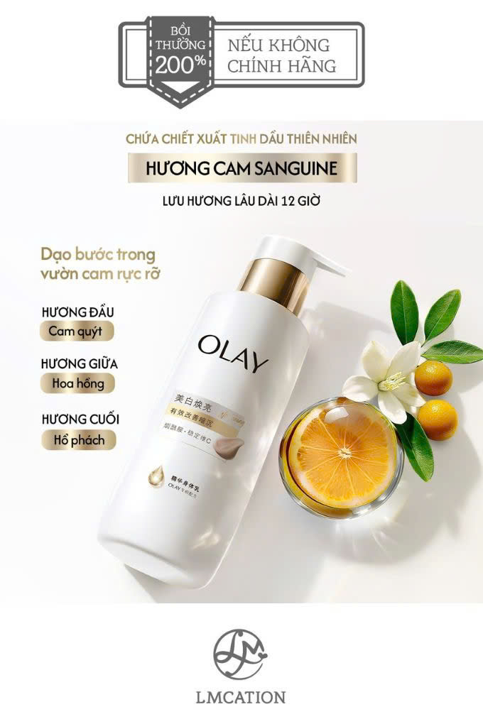 Sữa dưỡng thể sáng da Olay chính hãng Mỹ