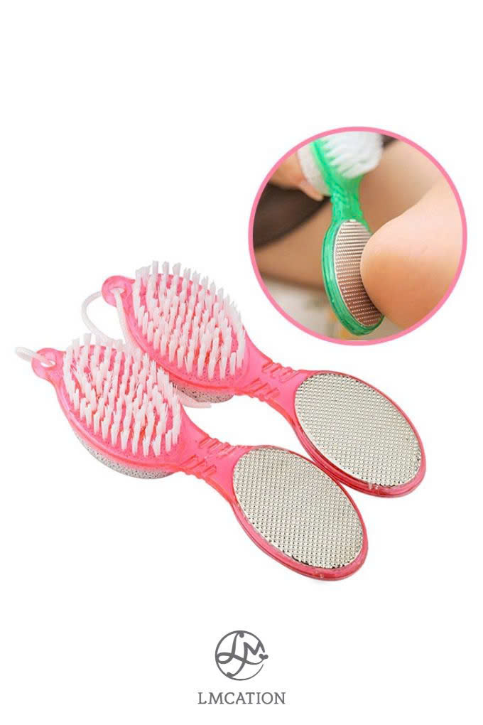 Mini Pumice Stone & Foot Brush – Compact & Effective