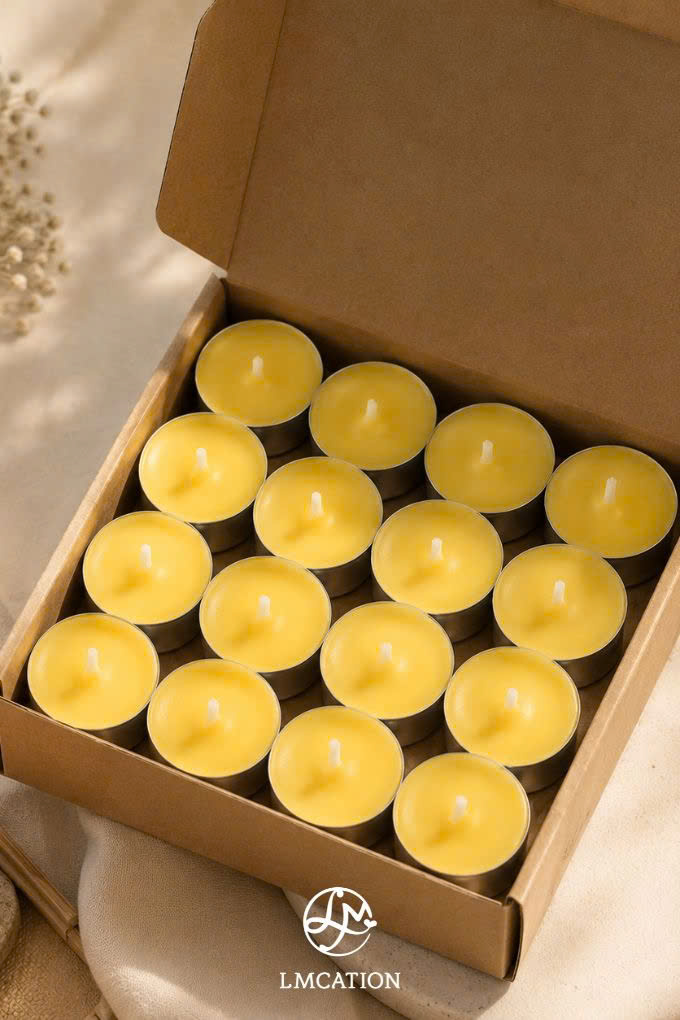 Antibacterial tealight candles that help purify your living space