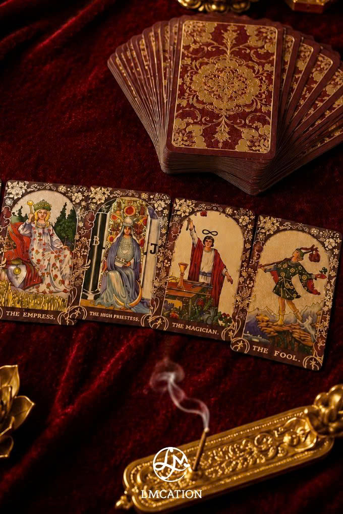 Unique Golden Treasure Tarot Deck