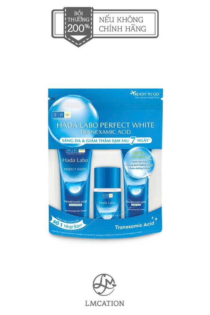 Mini Skin Brightening Skincare Set – Travel Version. Made in Japan.