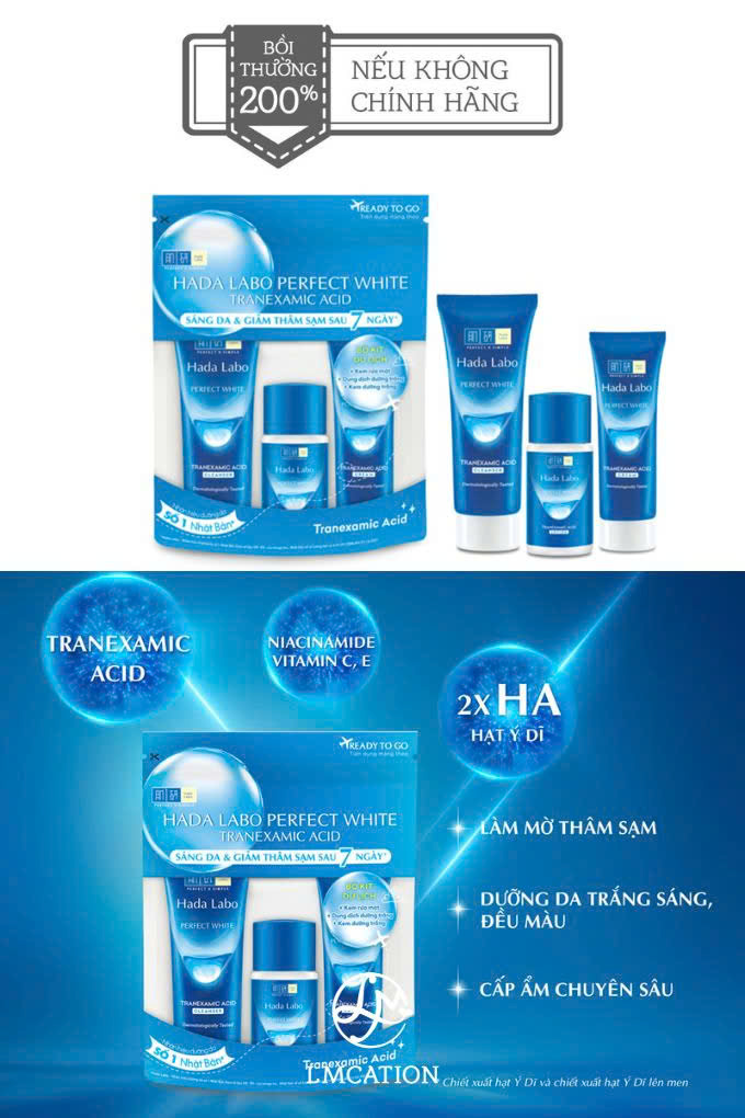 Mini Skin Brightening Skincare Set – Travel Version. Made in Japan.