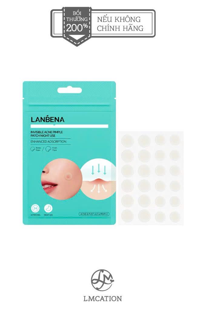 Bộ 34-39 miếng dán mụn ban ngày & đêm nhiều size