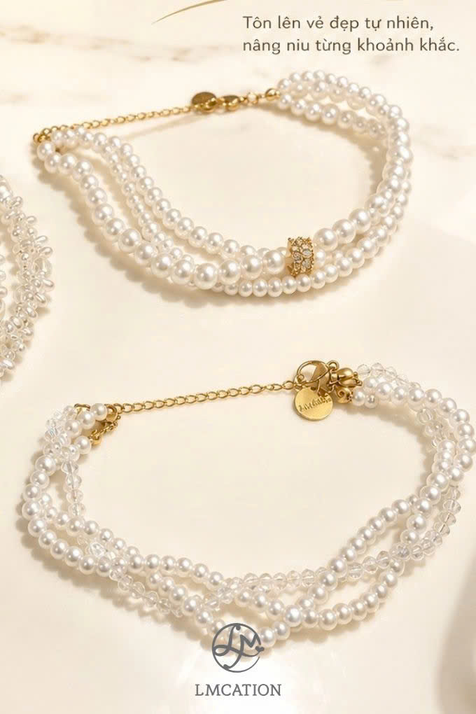 LMcation Random Pearl Bracelet