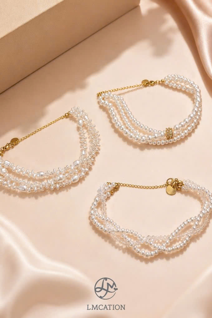 LMcation Random Pearl Bracelet
