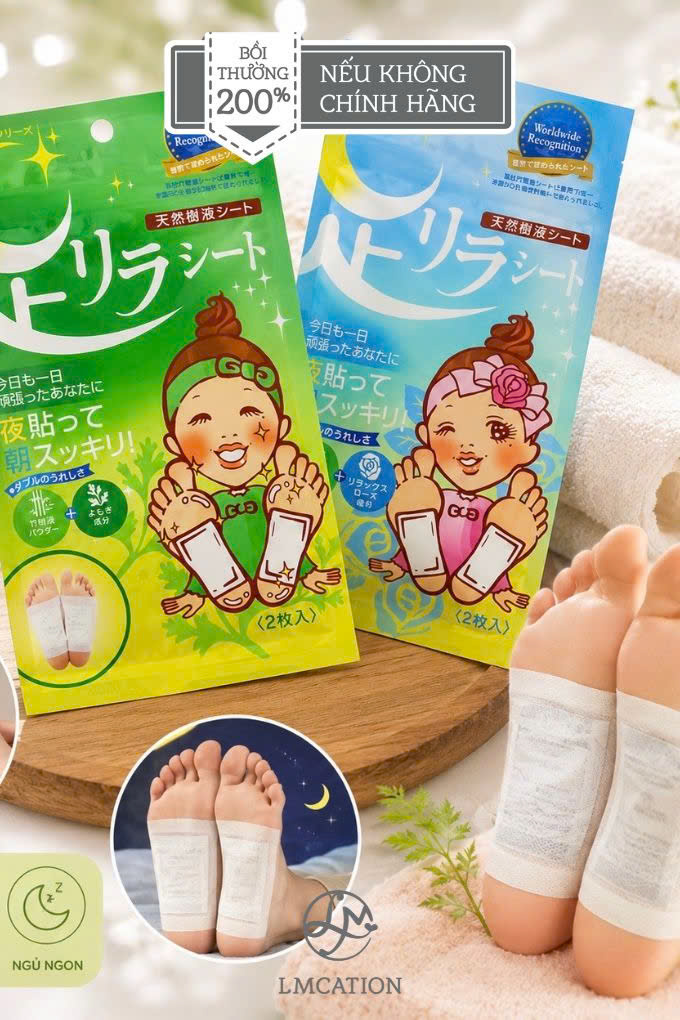 Authentic Japanese Detox Foot Patches for Body Cleansing