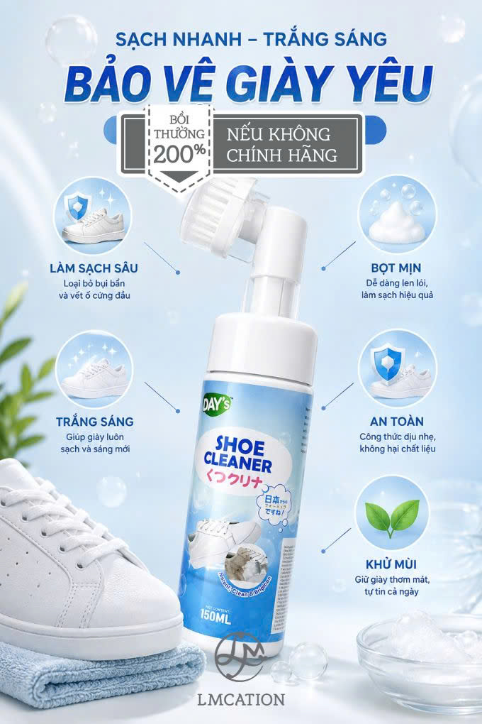 Whitening Shoe Cleaning Solution