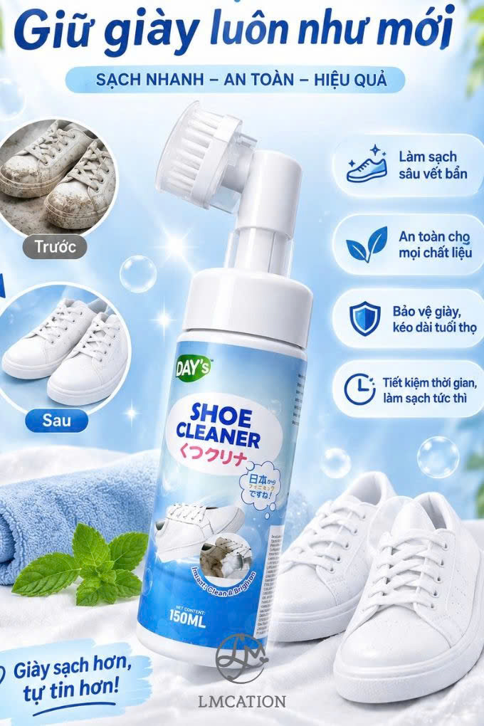 Whitening Shoe Cleaning Solution