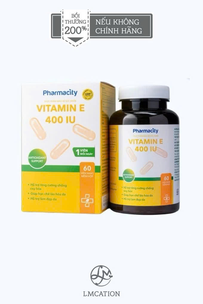 Viên uống bổ sung Vitamin E chống lão hoá làm đẹp da