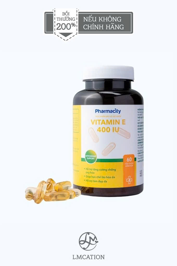 Viên uống bổ sung Vitamin E chống lão hoá làm đẹp da